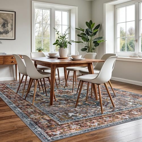 KOZYFLY Boho Area Rug 6x9 Ft Thin Rugs - Image 3