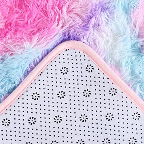AROGAN Soft Rainbow Bedside Rugs - Image 6