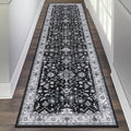 HEBE Hallway Runner Rug 2'x8', Washable Non Slip Kitchen Rug Runner by HEBE