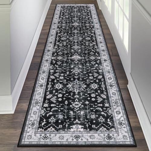 HEBE Hallway Runner Rug 2'x8', Washable Non Slip Kitchen Rug Runner by HEBE