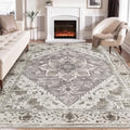 SERISSA 8x10 Washable Non Slip Boho Area Rug by SERISSAHomeDecorCollection