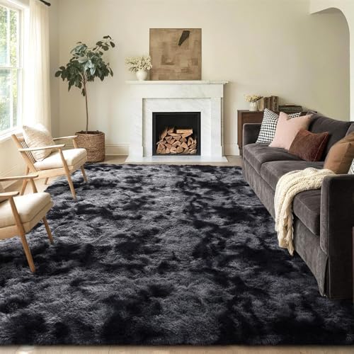 5x8 Non-Slip Fluffy Area Rugs For Living Room by FinRe%CC%80cHome