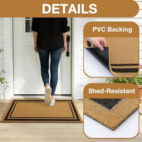 OLANLY Front Door Mat 47x23, Low Profile Doormat - Image 4