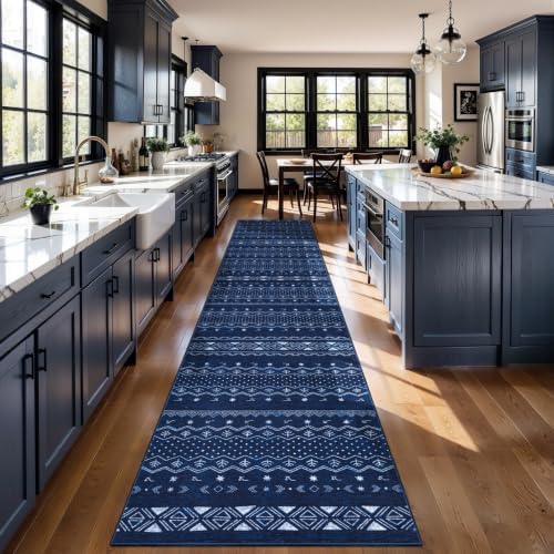 SERISSA 2x12 Washable Non-Slip Boho Runner Rug - Image 2