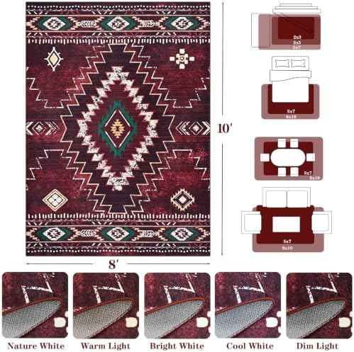 Yinhua Western 5x7 Washable Area Rug - Image 2