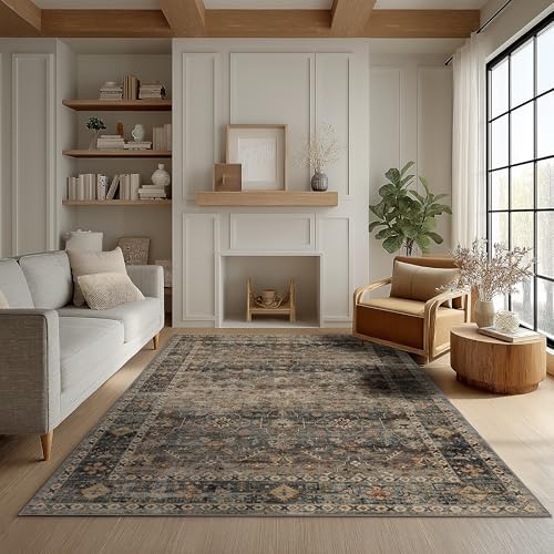 Ruaruarug Washable Area Rug 4×6 by Ruaruarug