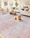 OLANLY 8x10 Washable Area Rug, Soft Non Slip Carpet by OLANLY