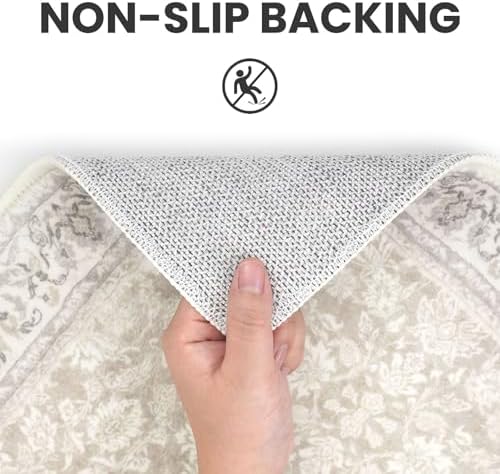 SIILOOM 2x8 Washable Runner Rug, Non Slip Soft Area Rug - Image 6