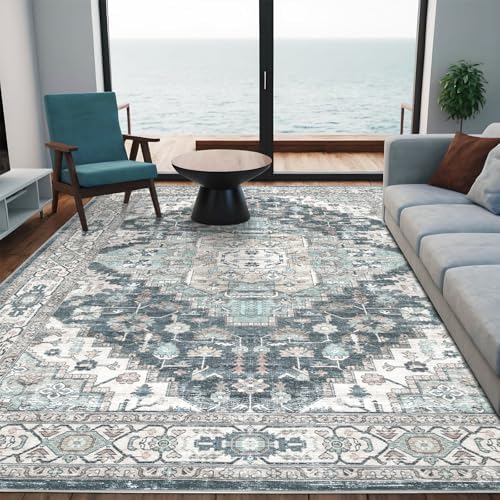 4x6 Vintage Washable Area Rug - Image 4