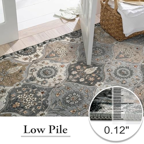 Lahome Moroccan Washable Living Room Rug, 5x8 Rugs - Image 6