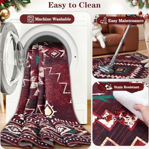 Yinhua 2x3 Western Area Rug Non-Slip - Image 6