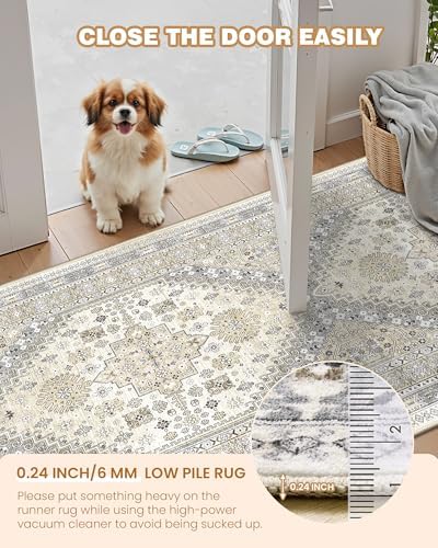2x5 Rug Runner Non-Slip Washable Rugs - Image 6