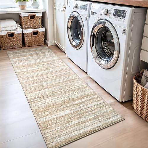 Chicrug 2x6 Beige Washable Runner Rug - Image 5