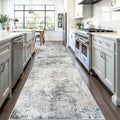 3x10 Runner Rug Hallway Washable: Abstract Rugs by HILORUUG