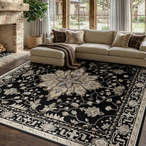 RELEANY Washable Area Rug, Square 10'x10' by RELEANY