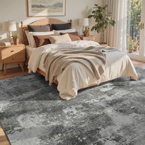 5x7 Ft Abstract Washable Area Rugs - Image 4