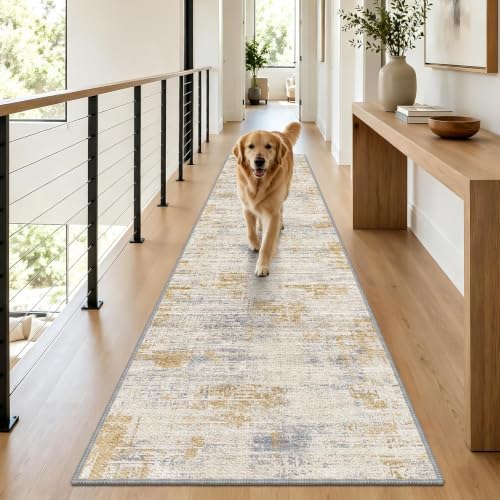 Hallway Runner Rug 2x10 Textured Non Slip Carpet Runner - Image 2