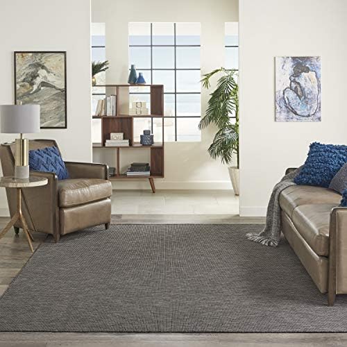 Nourison Home Positano Charcoal 2'2" x 10' Area Rug by NourisonHome