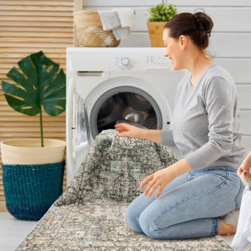 Washable Hallway Runner Rug 3x8: Non Slip Runner Rugs - Image 5