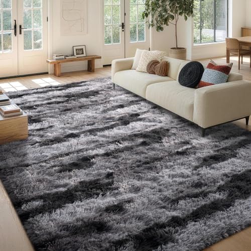 FinRèc Home 4x6 Non-Slip Fluffy Area Rugs - Image 2