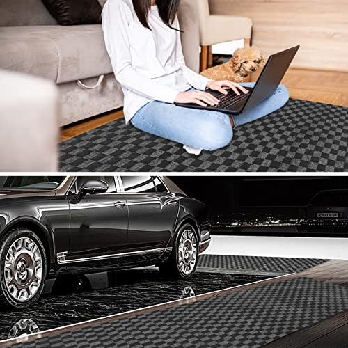 4' x 5' Runner Rugs with Rubber Backing, Indoor Outdoor Utility Carpet Runner - Image 6