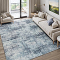 6x9 Area Rug for Living Room, Abstract Washable Non-Slip Carpet by Lofus