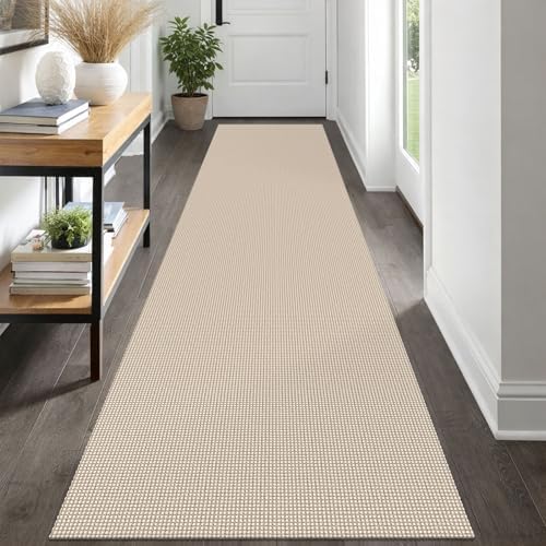 IOHOUZE Washable Runner Rug 2.6x12 Non Slip Rubber Backed Extra Long Hallway by iOhouze