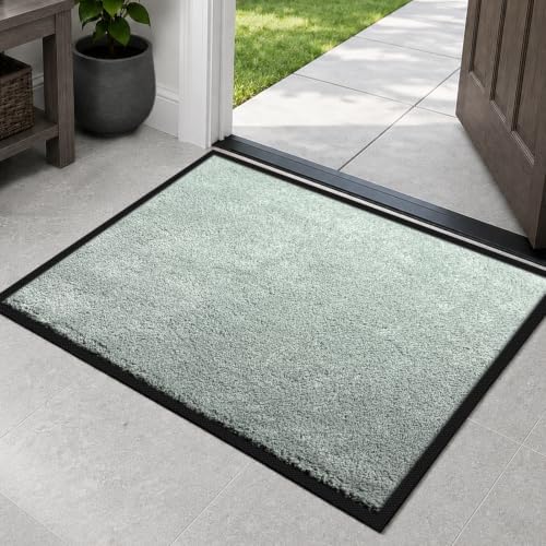 Mibao Super Absorbent Front Door Mat, 29.5" x 17", Non-Slip Washable Indoor by Mibao
