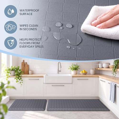 TranquilRelax 4/5 Inch Cushioned Anti Fatigue Kitchen Mats - Image 4