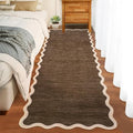 GarveeHome Scalloped Washable Runner Rugs 2x6 Modern Non Slip Kitchen Rugs by GarveeHome
