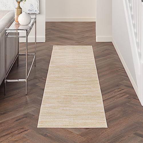 Nourison Home Nourison Essentials Ivory Gold 2'2" x 10' Area Rug by NourisonHome