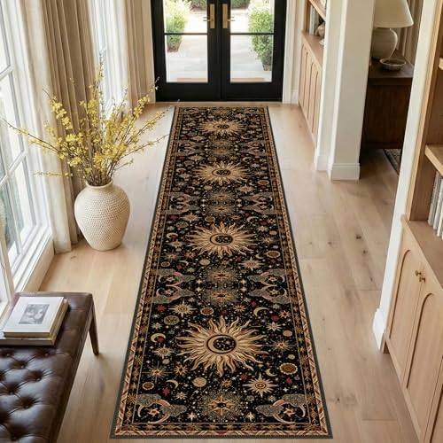 Vacuum-Friendly, 2x10 Washable Area Rug by meejou