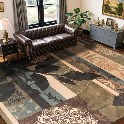 LIANLAM 9x12 Washable Area Rugs by LIANLAM