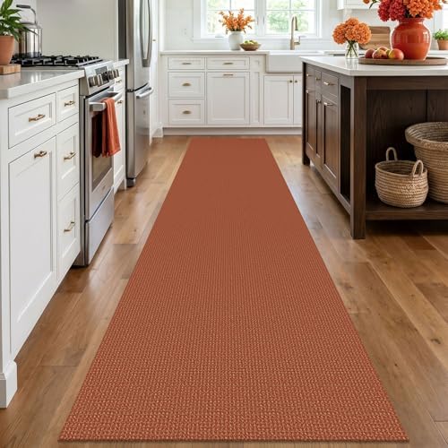 IOHOUZE Washable Runner Rug 2.6x12 Non Slip Rubber Backed Extra Long Hallway - Image 2