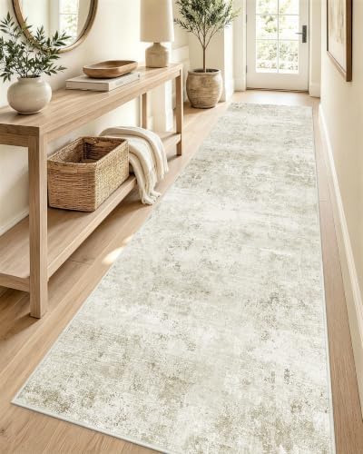 OLANLY 2'6"x12' Washable Runner Rug, Non Slip Carpet by OLANLY