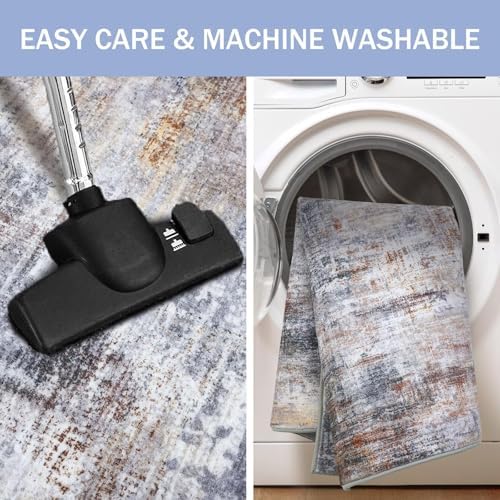 IOHOUZE Abstract Area Rug 3x4 Ft Washable Rugs - Image 4