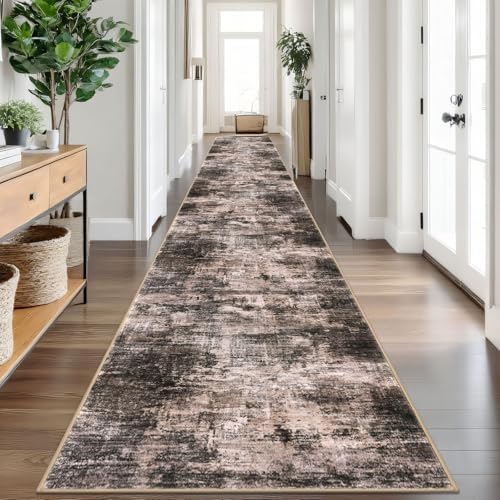 IOHOUZE Abstract Runner Rug 3x20 Ft Extra Long Washable Runners by iOhouze