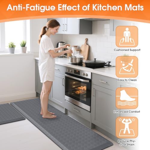 TranquilRelax 4/5 Inch Cushioned Anti Fatigue Kitchen Mats - Image 5
