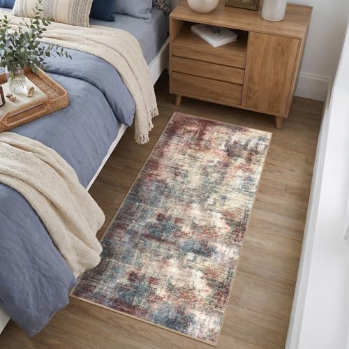 IOHOUZE Abstract Runner Rug 2x4 Ft Entryway Rugs Washable Door Mat Indoor - Image 3