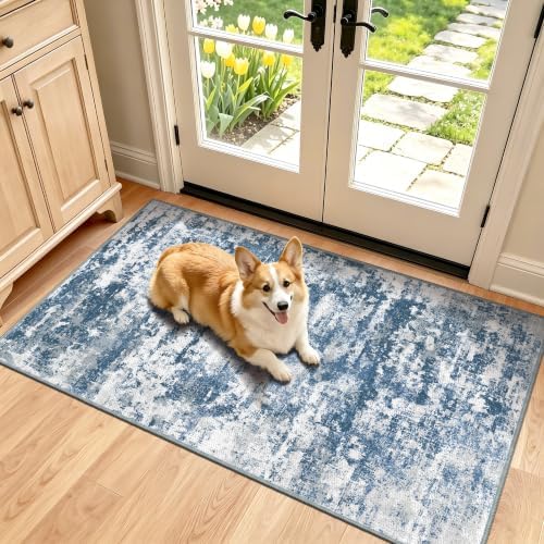 Entryway Runner Rug 2x4 ft, Non Slip Carpet Runner by TTelephant