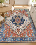 OLANLY 3x5 Washable Accent Rug, Soft Non Slip Carpet by OLANLY