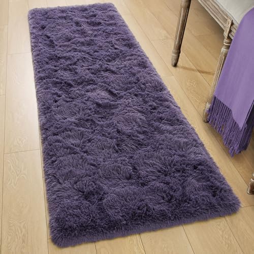 Tepook Purple Soft Runner Rugs for Bedroom 2x6 ft - Image 4