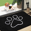 OLANLY Dog Door Mat for Muddy Paws 47x32, Paw Print Design Chenille Mud Mat by OLANLY