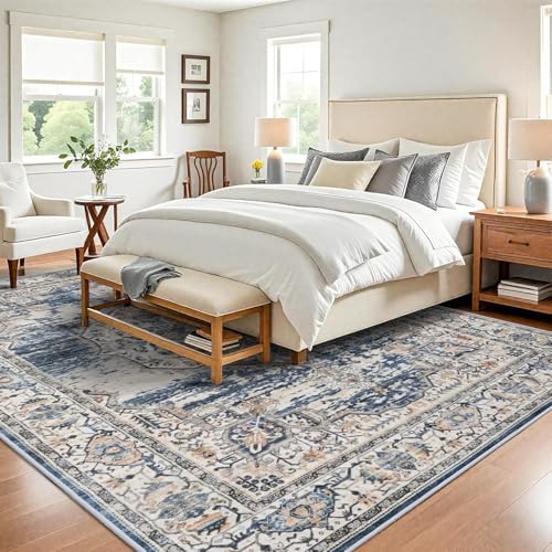 Washable Living Room Area Rug: 8x10 Bedroom Rugs - Image 3