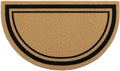 OLANLY Half Circle Door Mat 30x17, Low Profile Doormat by OLANLY