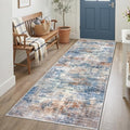 IOHOUZE Abstract Runner Rug 3x7 Ft Washable Runners by iOhouze