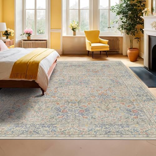 Hazo Haus Washable Dining Room Rugs, 7x9 Area Rug - Image 3