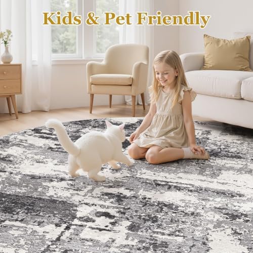 12ft Round Rug, Circle Area Rugs - Image 3