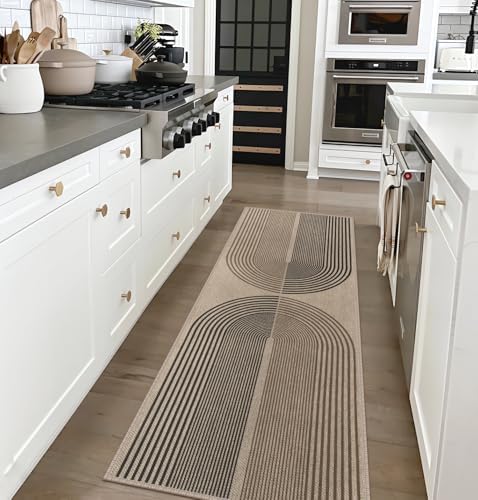 Rugalia Easy Jute Rainbow Runner Rug, 2x6 Washable Rugs Runner - Image 5