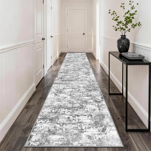 Long Hallway Runner Rug 2.6x12ft Textured Non Slip by TTelephant